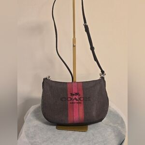 Coach Crossbody Purse Varsity Stripe